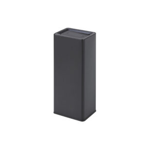 ถังขยะเคลือบสีทรงเหลี่ยม สีดำ ถังขยะ-ORB-081-G10-T03-BL