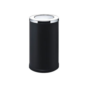 ถังขยะฝาสวิงทรงกลม 60 ลิตร ถังขยะฝาสวิง-ORB-081-174-12-BL