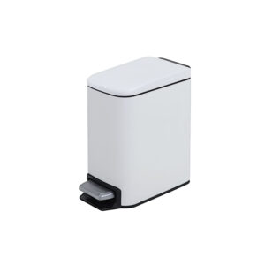 ถังขยะเท้าเหยียบ (Soft Close) 6 ลิตร ถังขยะเท้าเหยียบ-STB-081-NT5-6L-WH