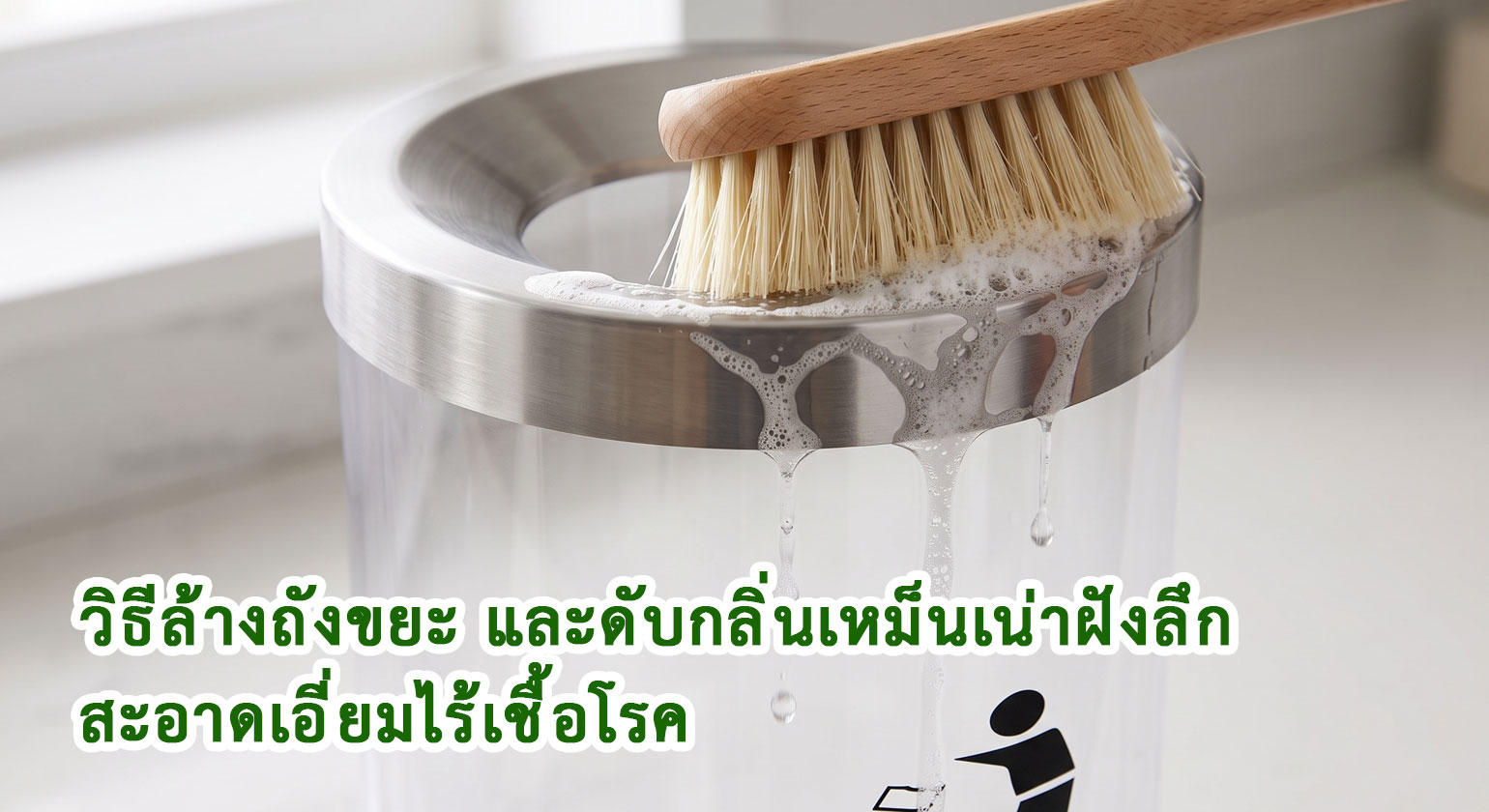 วิธีล้างถังขยะ และดับกลิ่นเหม็นเน่าฝังลึก สะอาดเอี่ยมไร้เชื้อโรค