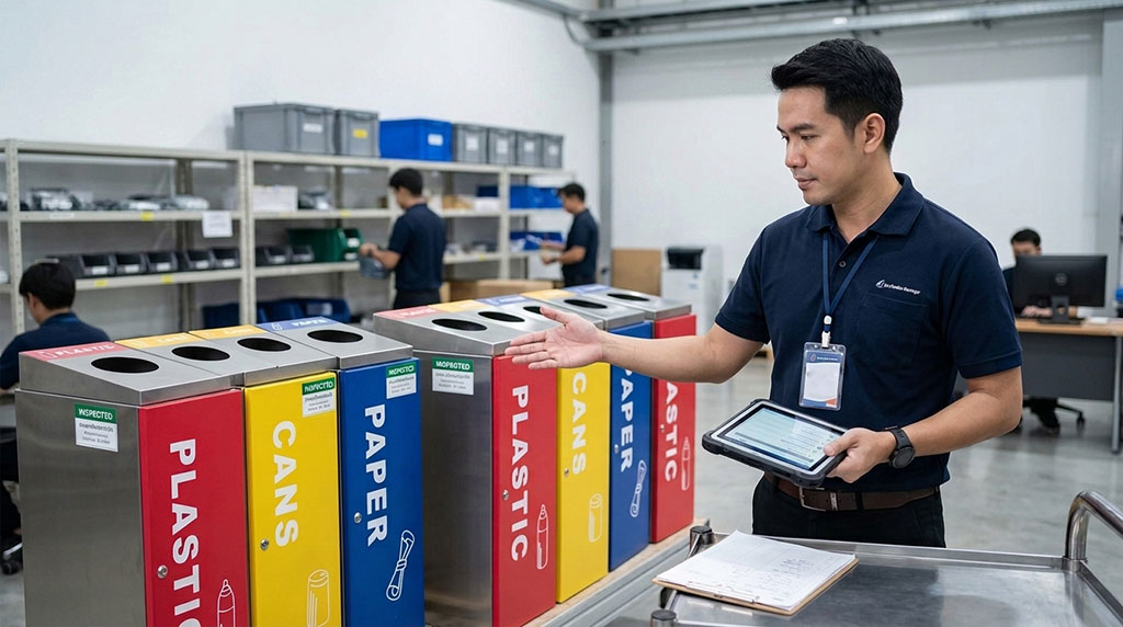 คู่มือฝ่ายจัดซื้อ วิธีตรวจรับถังขยะโครงการยกล็อตให้ได้ของดี