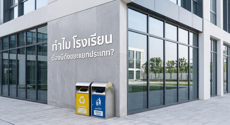 ทำไม โรงเรียน ต้องมีถังขยะแยกประเภท?